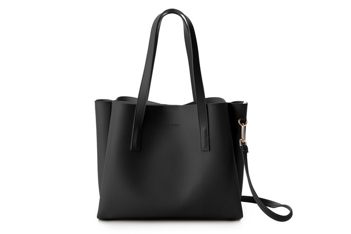 Lucky Bees Bolso de Mano Negro
